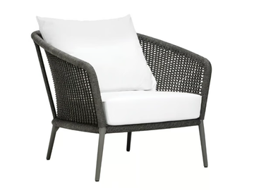 KNOT - Olefin rope armchair with armrests by JANUS et Cie - view 2